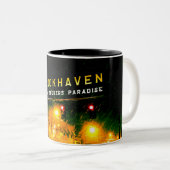 Brookhaven, MS - Paradise bij thuiszoekers Tweekleurige Koffiemok (Voorkant rechts)