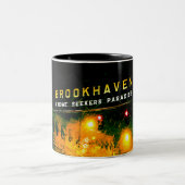 Brookhaven, MS - Paradise bij thuiszoekers Tweekleurige Koffiemok (Center)