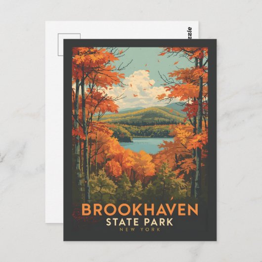  Brookhaven State Park - New York  Briefkaart (Voorkant / Achterkant)