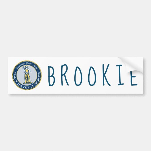 Brookie - NYC Bumpersticker (Voorkant)
