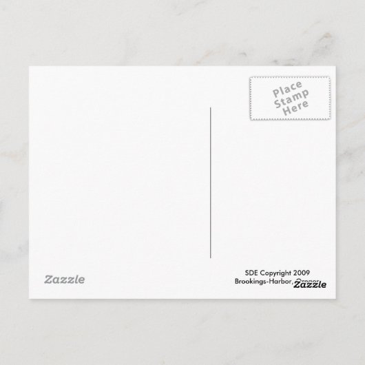 Brookings Harbor, Oregon Briefkaart (Achterkant)