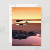 Brookings Harbour Sunset Fine Foto Briefkaart (Voorkant / Achterkant)