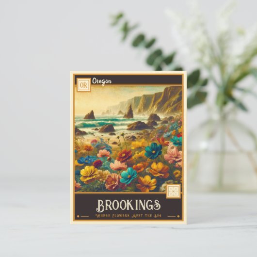 Brookings, Oregon |  Briefkaart (Staand voorkant)