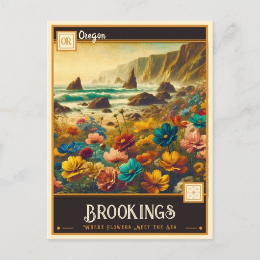Brookings, Oregon |  Briefkaart (Voorkant)