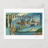 Brookings, oregon - grote letterscènes briefkaart (Voorkant)