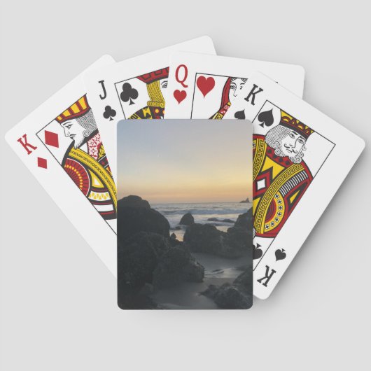 Brookings, oregon kustlijn pokerkaarten (Achterkant)