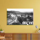 Brookings, oregon Town Uitzicht and Ocean Photogra Canvas Afdruk (Insitu (Woonkamer))