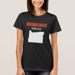 Brookings Oregon USA State America Travel Oregonia T-shirt