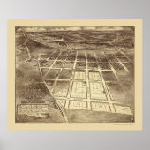 Brookland, DC Panoramic Map - 1895 Poster (Voorkant)