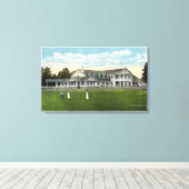 Brooklawn Country Club Women Golfing Canvas Afdruk (Insitu (Houten vloer))