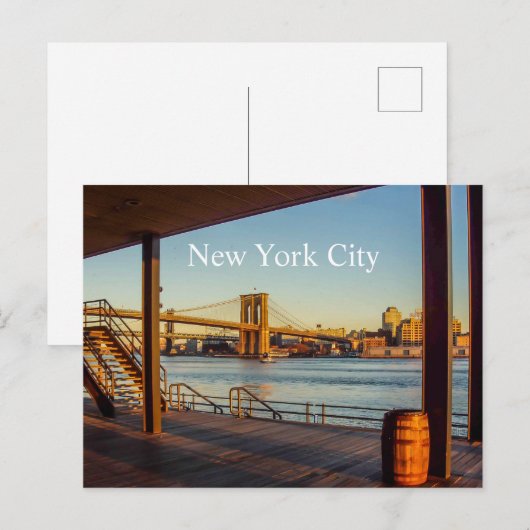 Brookly Bridge-Briefkaart Briefkaart (Voorkant / Achterkant)