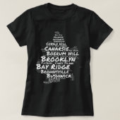 Brookly Brooklyn New York Buurgroepen T-shirt (Design voorkant)
