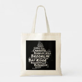 Brookly Brooklyn New York Buurgroepen Tote Bag (Achterkant)