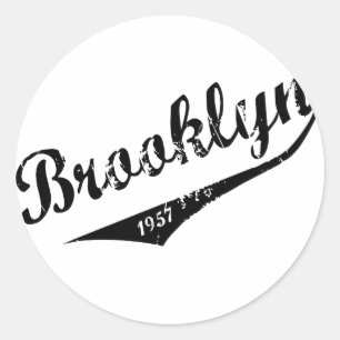 Brooklyn 1957 ronde sticker