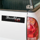 Brooklyn 718 bumpersticker (Op Truck)