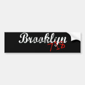 Brooklyn 718 bumpersticker (Voorkant)
