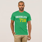 Brooklyn 718 t-shirt (Voorkant volledig)