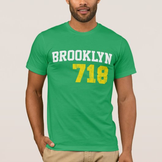 Brooklyn 718 t-shirt (Voorkant)