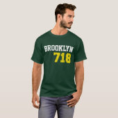 Brooklyn 718 t-shirt (Voorkant volledig)