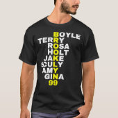 Brooklyn 99 Names Essential T-Shirt (Voorkant)