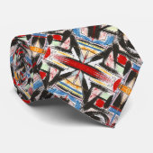 Brooklyn-Abstract geometrisch Stropdas (Opgerold)