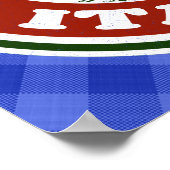 Brooklyn American Italiaanse Poster Print (Hoek)