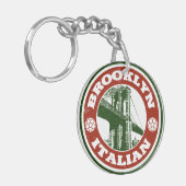 Brooklyn American Sleutelhanger (Voorkant Links)