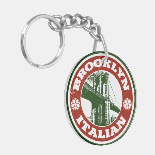 Brooklyn American Sleutelhanger (Voorkant Links)