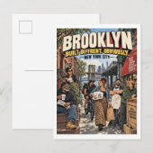 Brooklyn Anders Gebouwd Briefkaart (Voorkant / Achterkant)