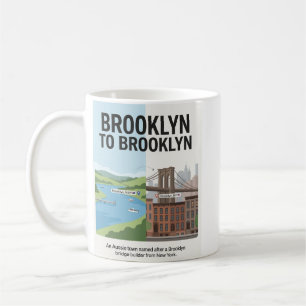 Brooklyn: Australië + New York Tweelingverbinding Koffiemok
