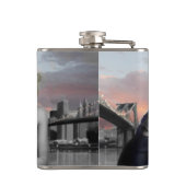 Brooklyn B&W 2 Heupfles (Achterkant)