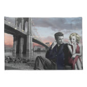 Brooklyn B&W 2 Kussensloop (Achterkant-Rechts)