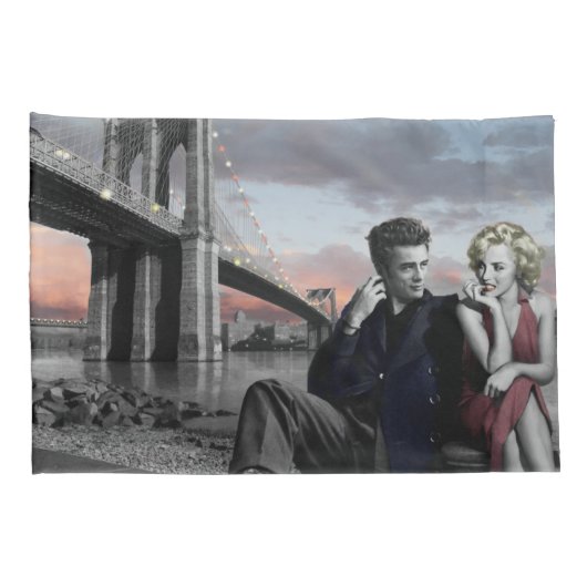 Brooklyn B&W 2 Kussensloop (Achterkant-Rechts)