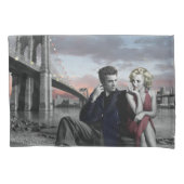 Brooklyn B&W 2 Kussensloop (Voorkant-Links)