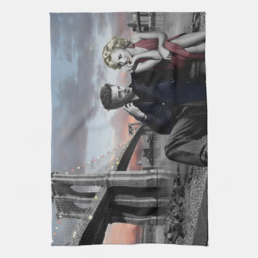 Brooklyn B&W 2 Theedoek (Verticaal)