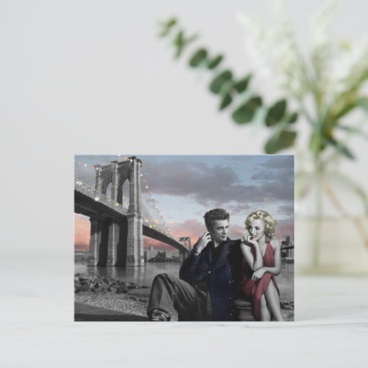 Brooklyn B&W Briefkaart (Staand voorkant)