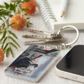 Brooklyn B&W Sleutelhanger (Voorkant Rechts)