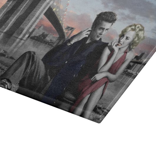 Brooklyn B&W Snijplank (Hoek)