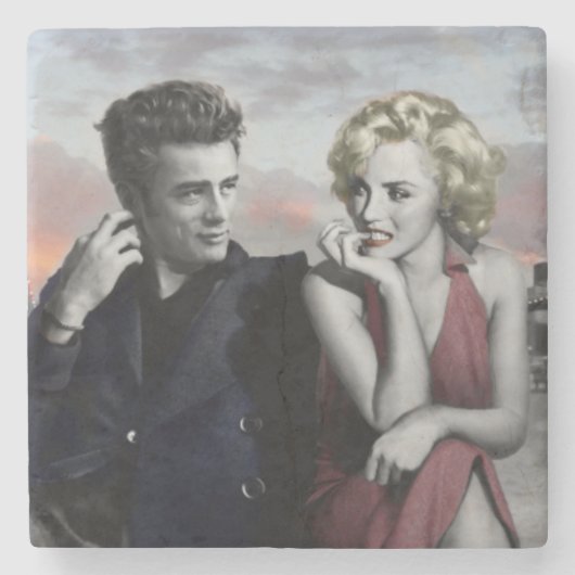 Brooklyn B&W Stenen Onderzetter (Voorkant)