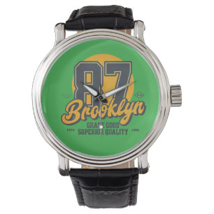Brooklyn Badge Horloge