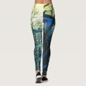 Brooklyn Blues Yoga-oefening Leggings (Achterkant)