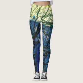 Brooklyn Blues Yoga-oefening Leggings