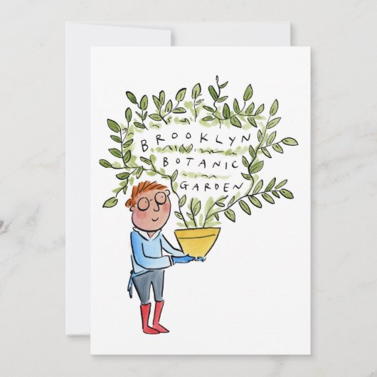 Brooklyn Botanical Garden Kaart (Voorkant)