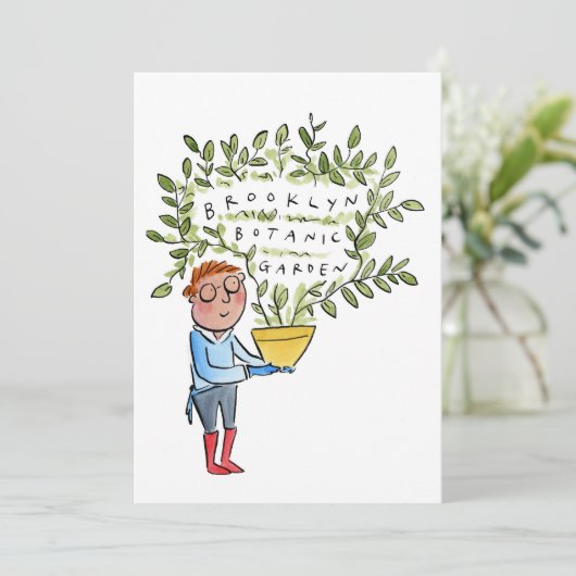 Brooklyn Botanical Garden Kaart (Staand voorkant)