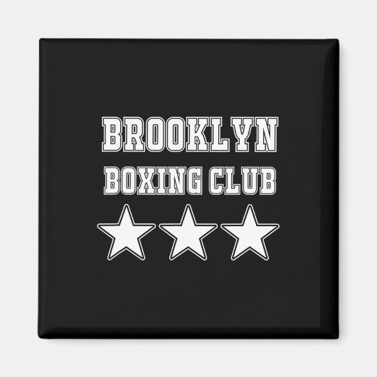 Brooklyn Boxing Club Sterren Magneet (Voorkant)