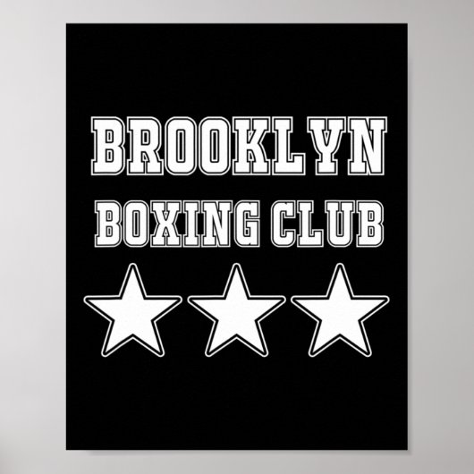 Brooklyn Boxing Club Sterren Poster (Voorkant)