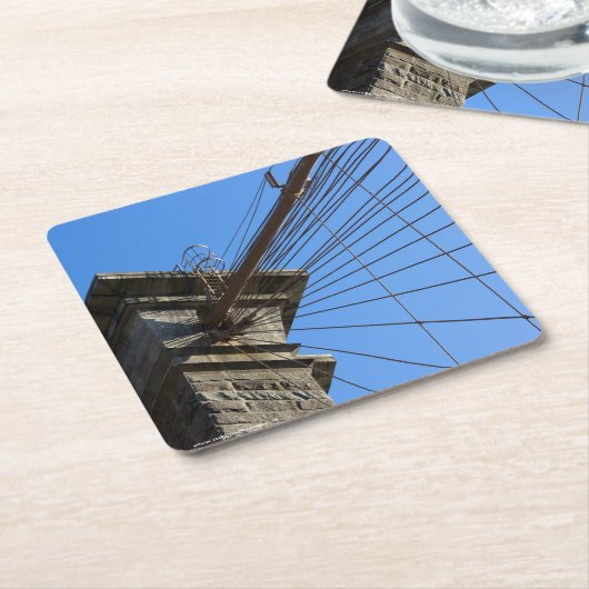 Brooklyn Bridge 01 Kartonnen Onderzetters (Schuin)