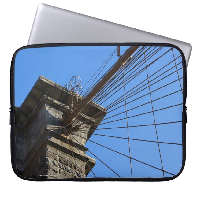 Brooklyn Bridge 01 Laptop Sleeve (Voorkant)