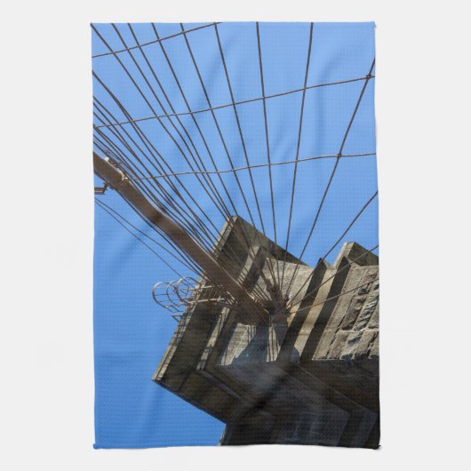 Brooklyn Bridge 01 Theedoek (Verticaal)