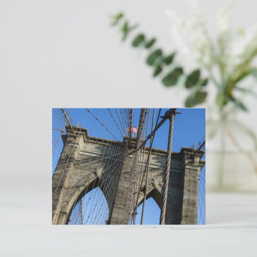 Brooklyn Bridge 02 Briefkaart (Staand voorkant)